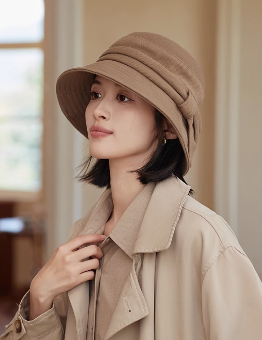 Fisherman's Hat Female Autumn Winter Japanese