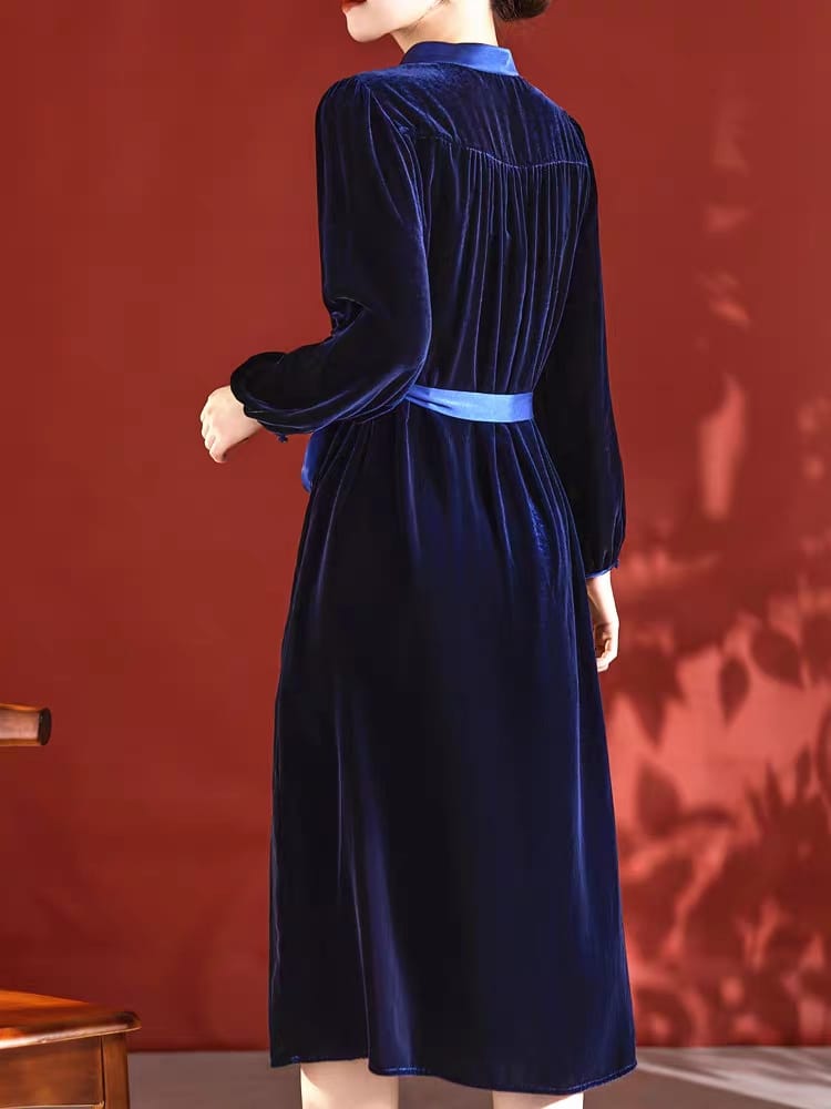 Spring and Autumn Clothing 2024 New Style Velvet Dresses Women's Skirts