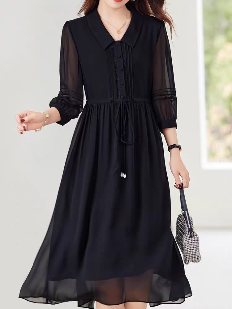 2024 new style velvet dress women's clothing