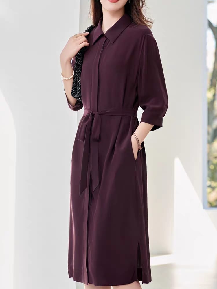 Spring and Autumn Goose Down Dress 2024 New Style
