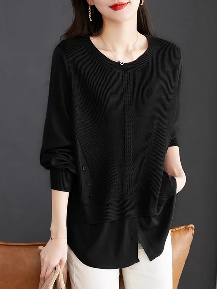 Women's ice silk sweater tops 2024 new summer clothes